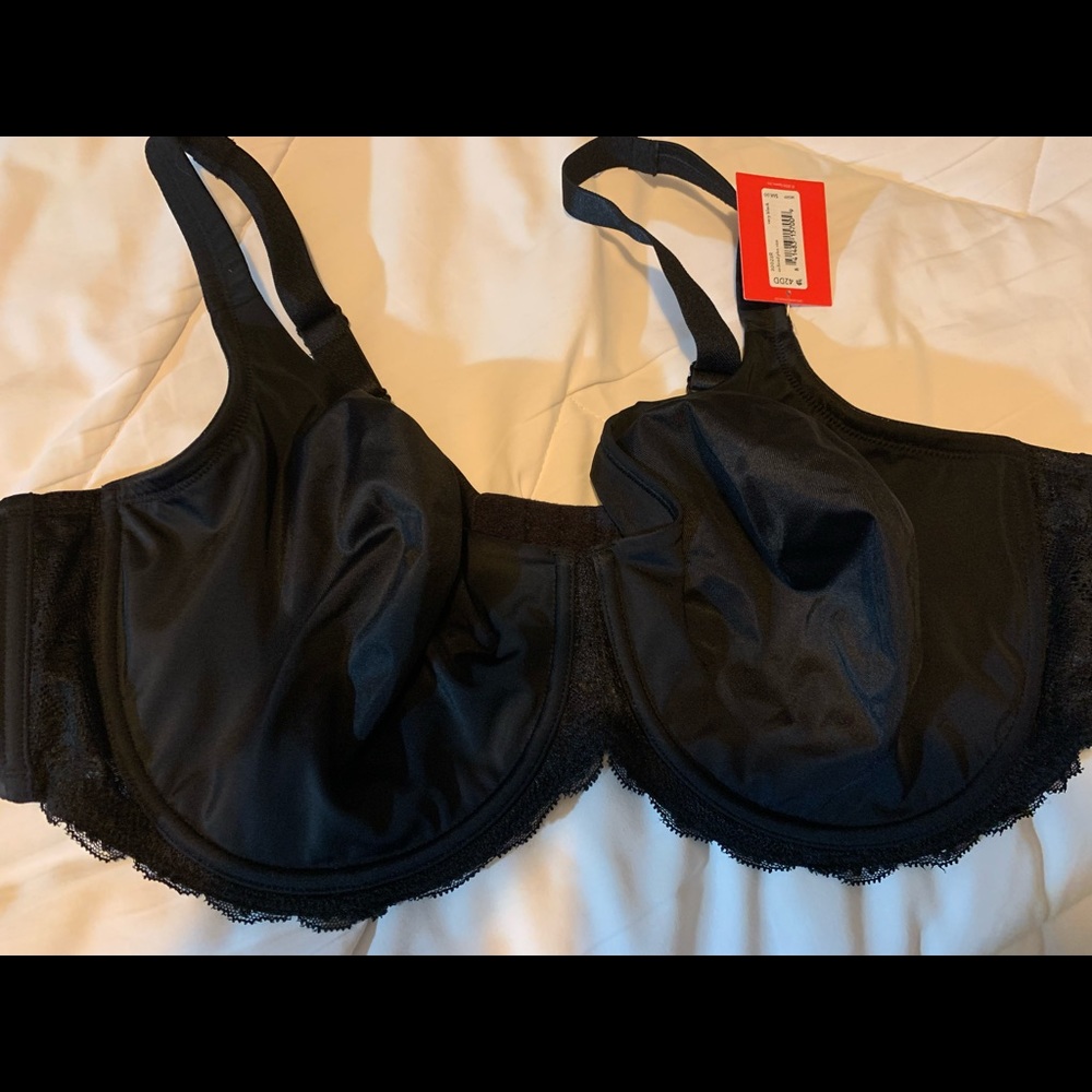 Spanx. By Sara Blakely. Black Bra. 42DD.